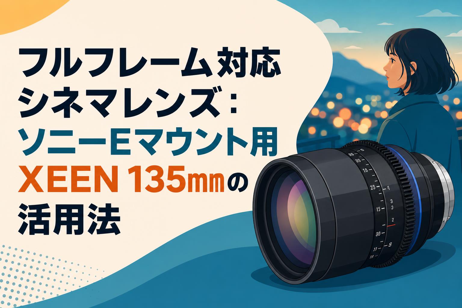 フルフレーム対応シネマレンズ：ソニーEマウント用XEEN 135mmの活用法