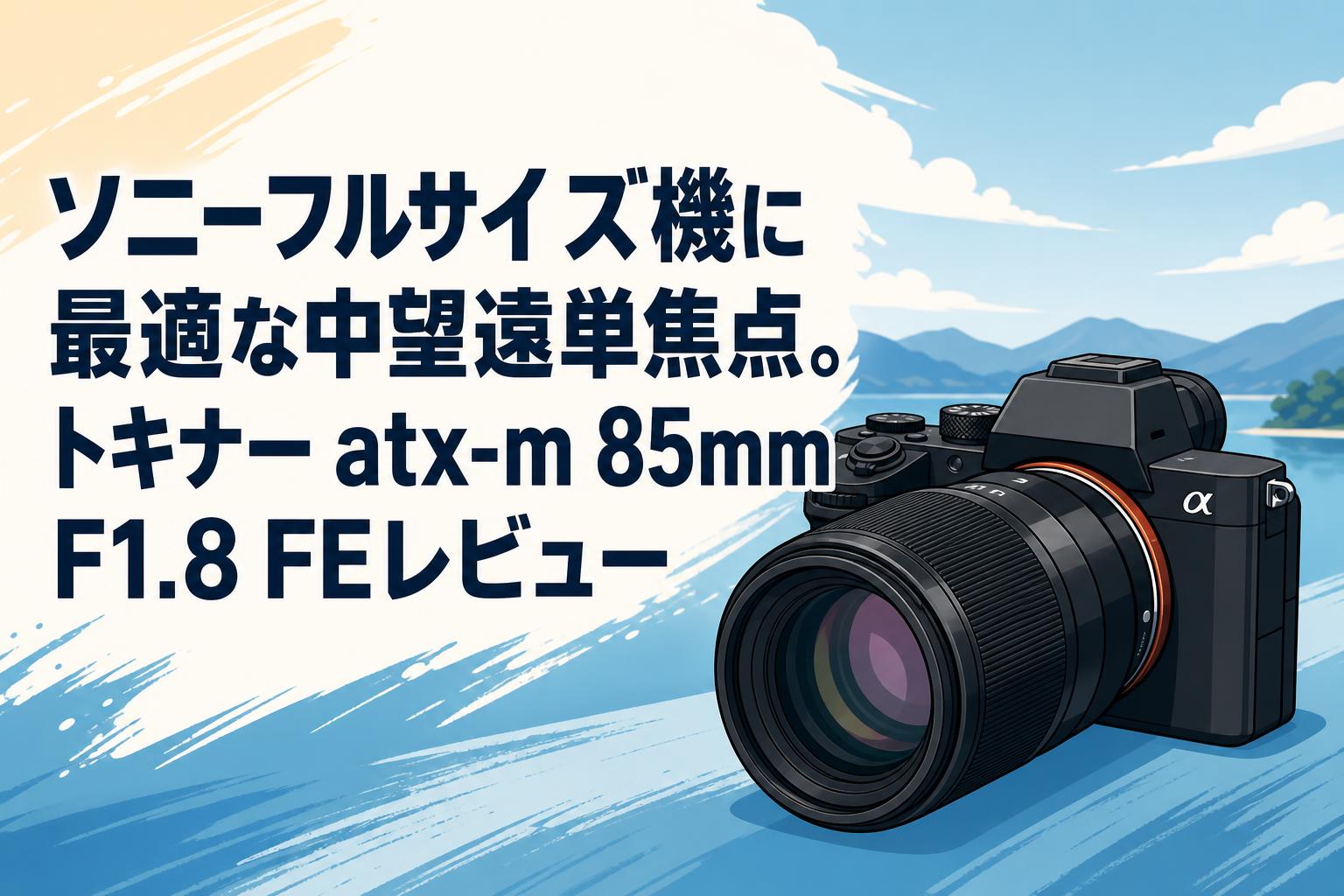 ソニーフルサイズ機に最適な中望遠単焦点。トキナー atx-m 85mm F1.8 FEレビュー
