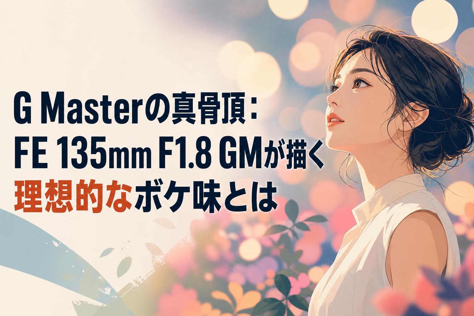 G Masterの真骨頂：FE 135mm F1.8 GMが描く理想的なボケ味とは