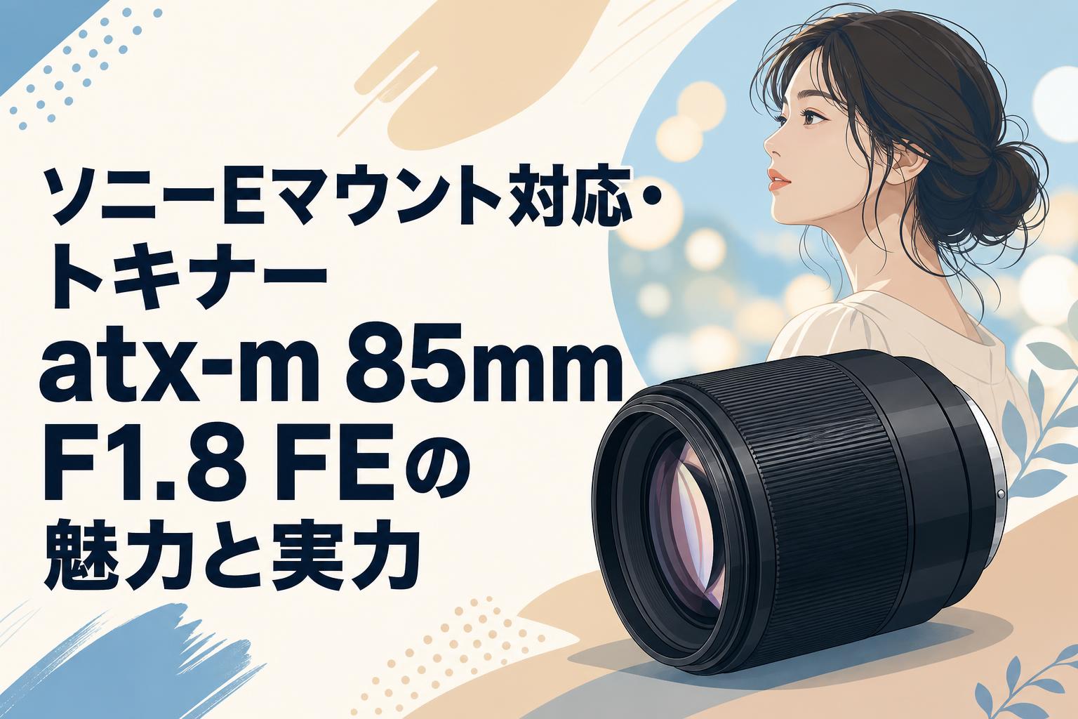 ソニーEマウント対応・トキナー atx-m 85mm F1.8 FEの魅力と実力