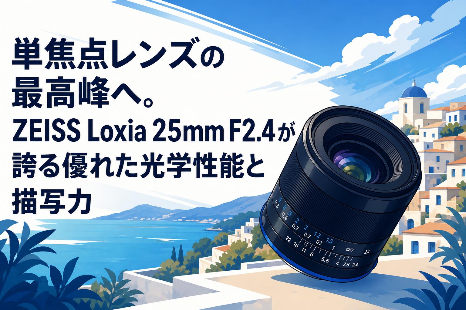 単焦点レンズの最高峰へ。ZEISS Loxia 25mm F2.4が誇る優れた光学性能と描写力