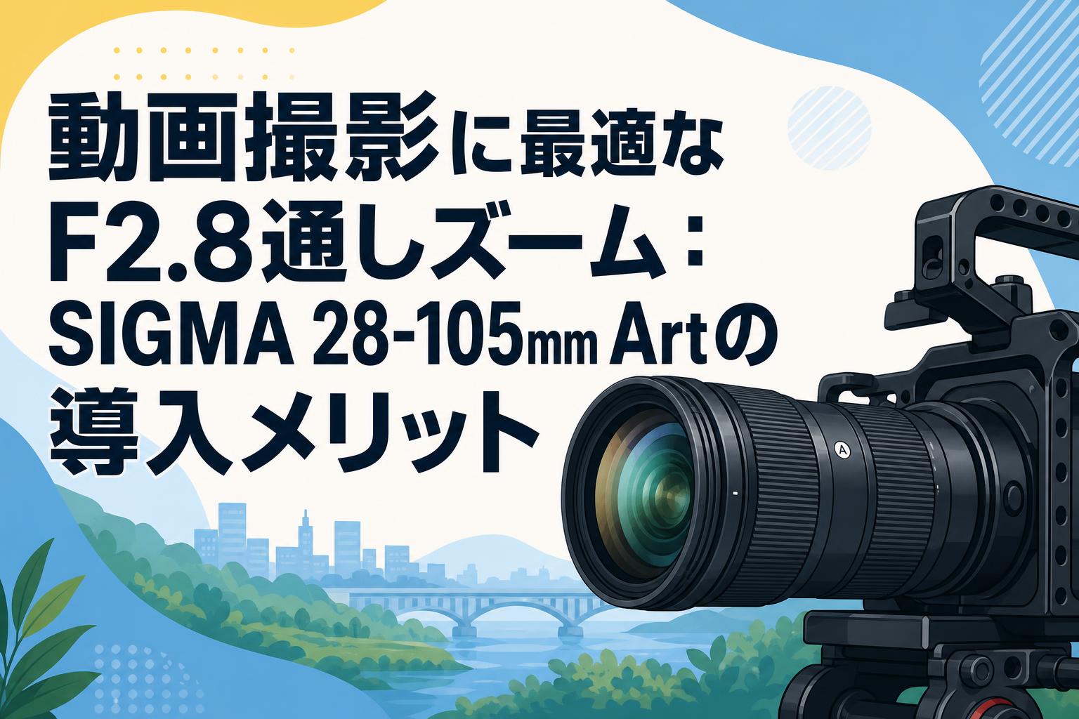 動画撮影に最適なF2.8通しズーム：SIGMA 28-105mm Artの導入メリット