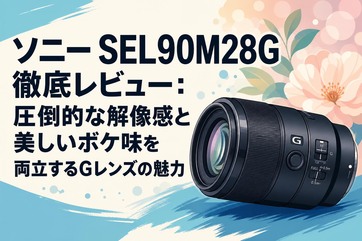 ソニー SEL90M28G 徹底レビュー：圧倒的な解像感と美しいボケ味を両立するGレンズの魅力