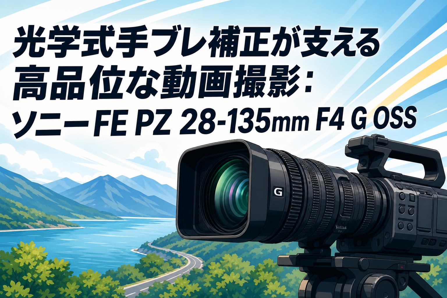 光学式手ブレ補正が支える高品位な動画撮影：ソニーFE PZ 28-135mm F4 G OSS