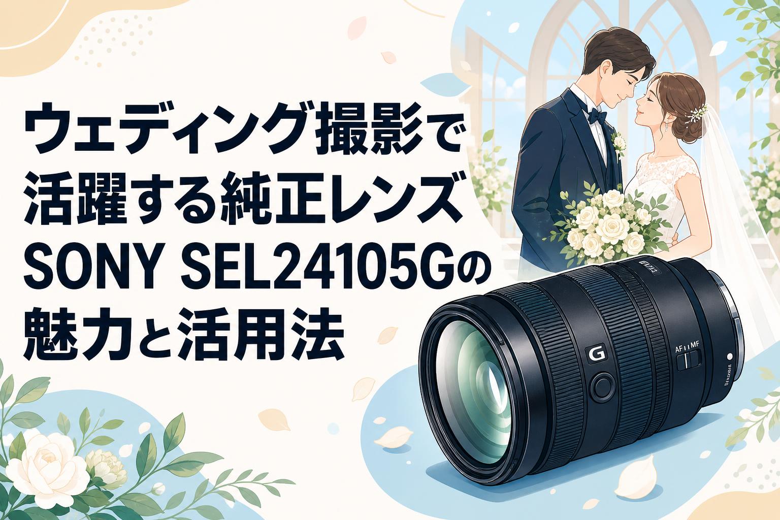 ウェディング撮影で活躍する純正レンズSONY SEL24105Gの魅力と活用法