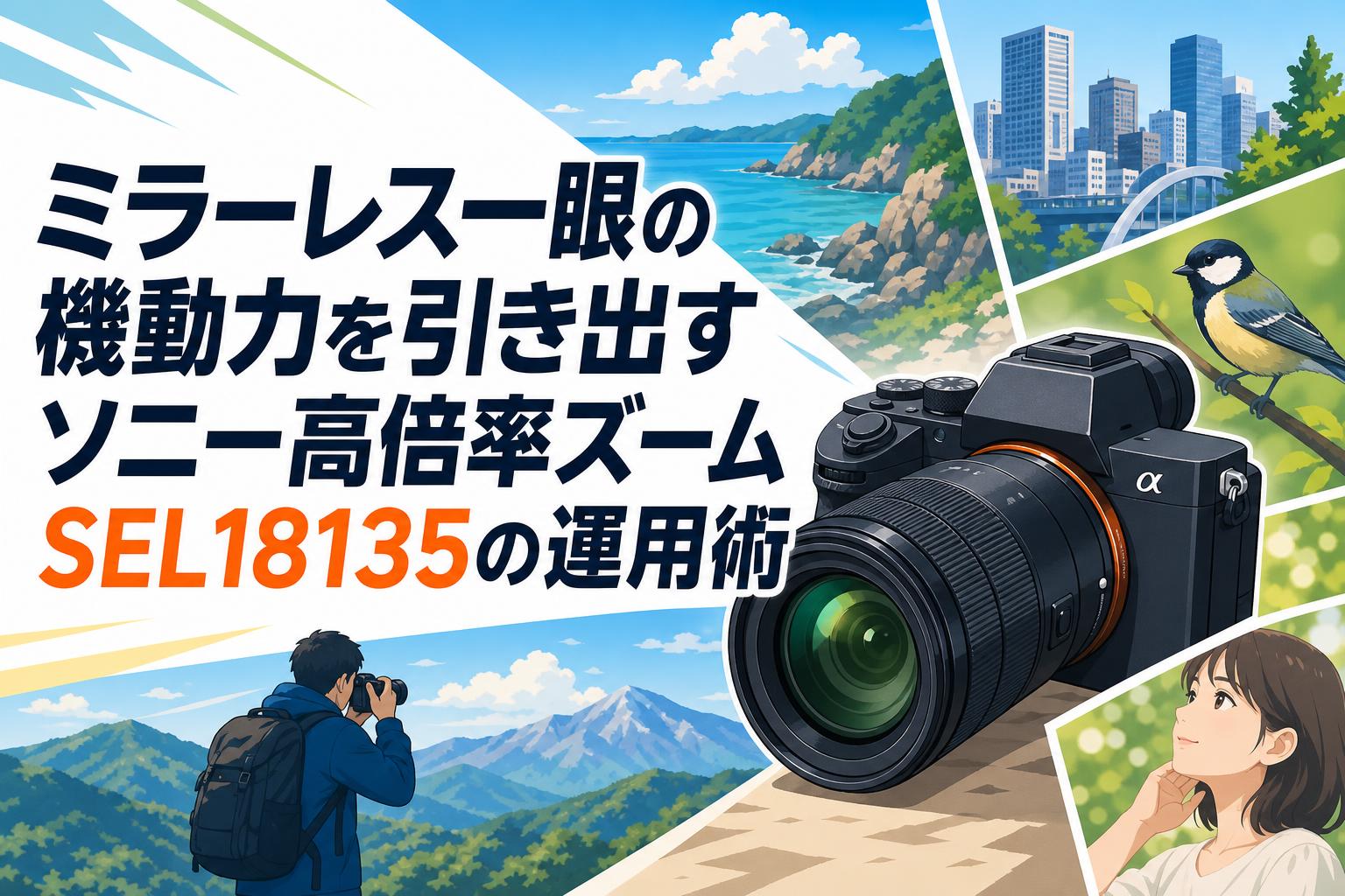 ミラーレス一眼の機動力を引き出すソニー高倍率ズームSEL18135の運用術