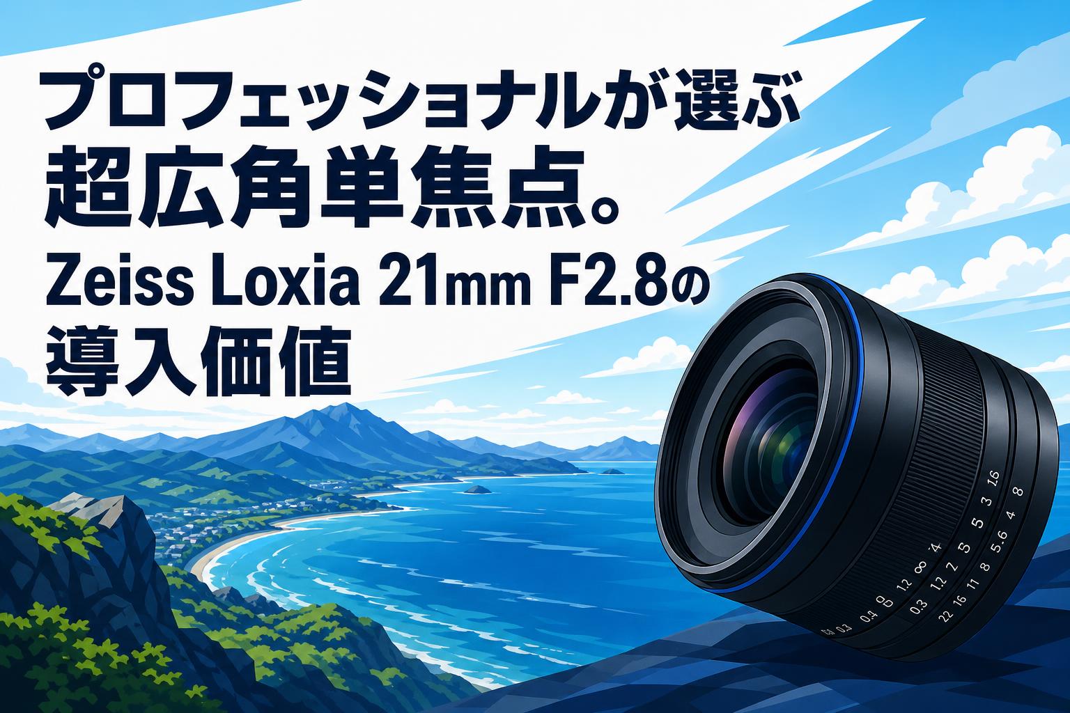 プロフェッショナルが選ぶ超広角単焦点。Zeiss Loxia 21mm F2.8の導入価値