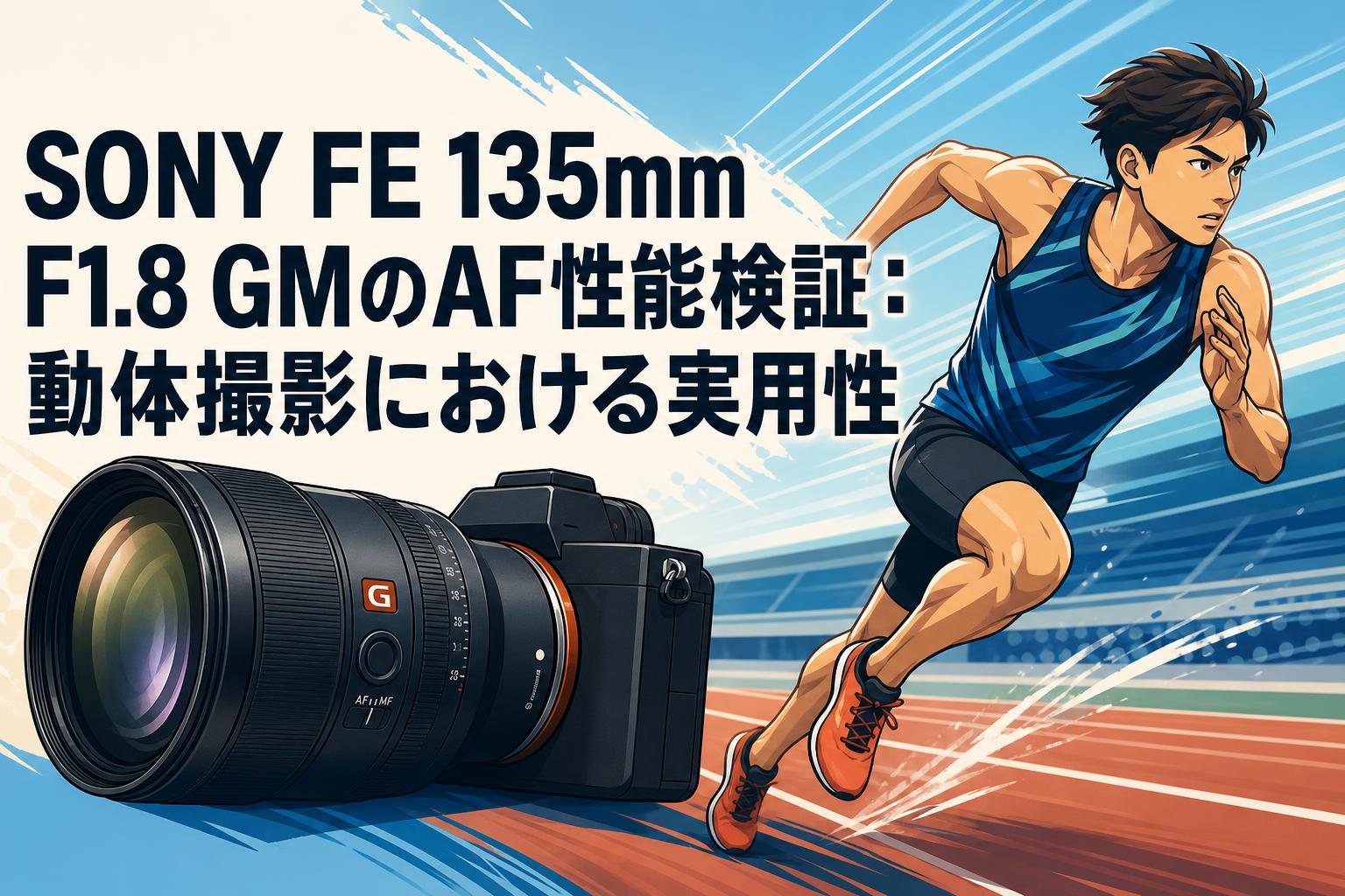SONY FE 135mm F1.8 GMのAF性能検証：動体撮影における実用性