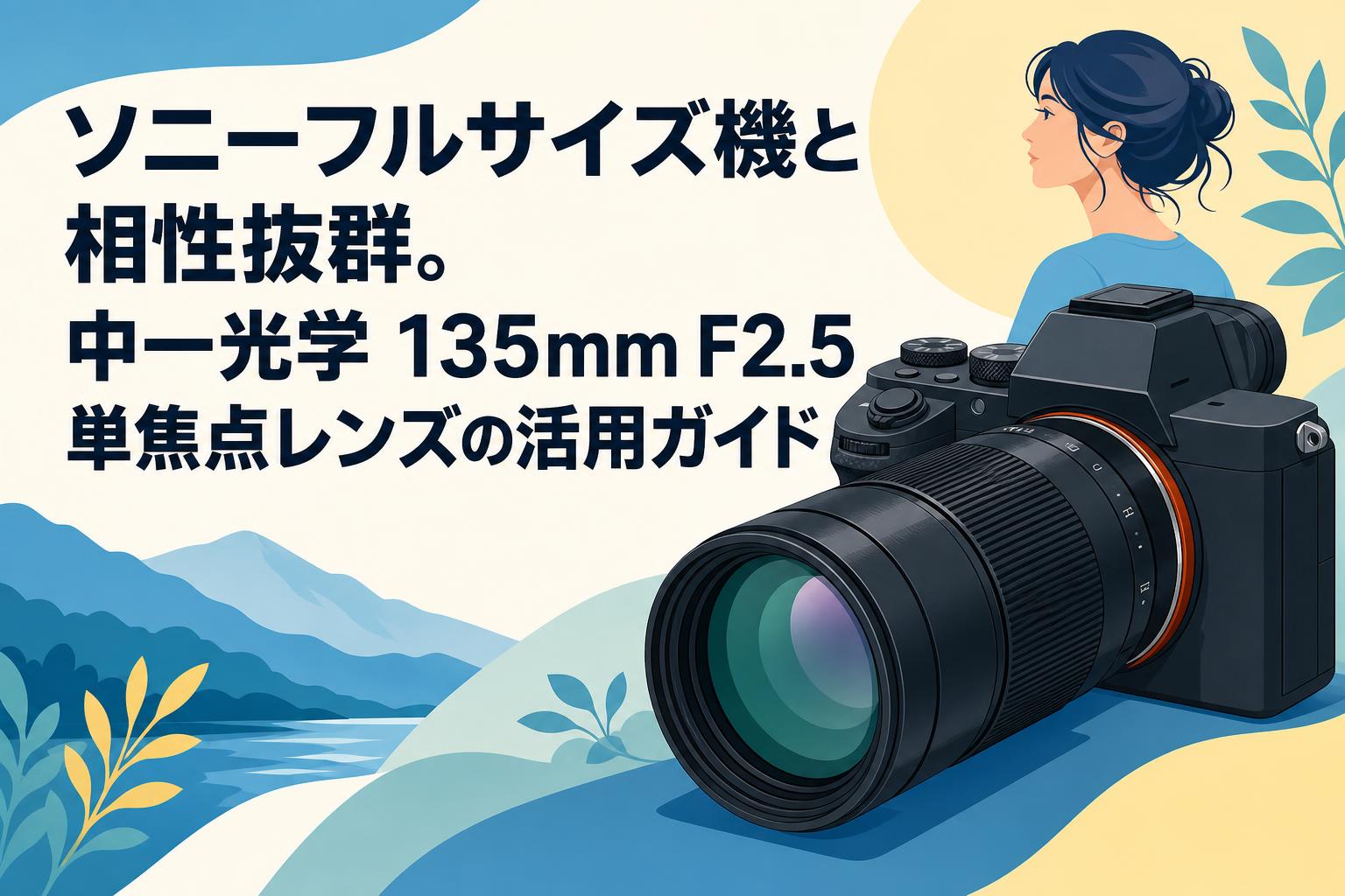 ソニーフルサイズ機と相性抜群。中一光学 135mm F2.5 単焦点レンズの活用ガイド