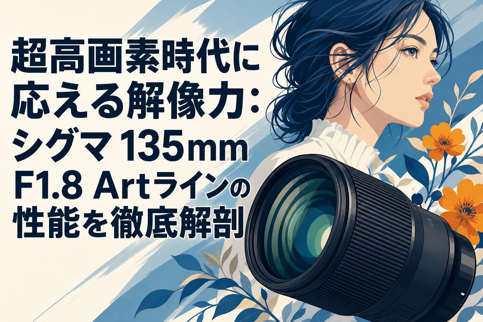 超高画素時代に応える解像力：シグマ 135mm F1.8 Artラインの性能を徹底解剖