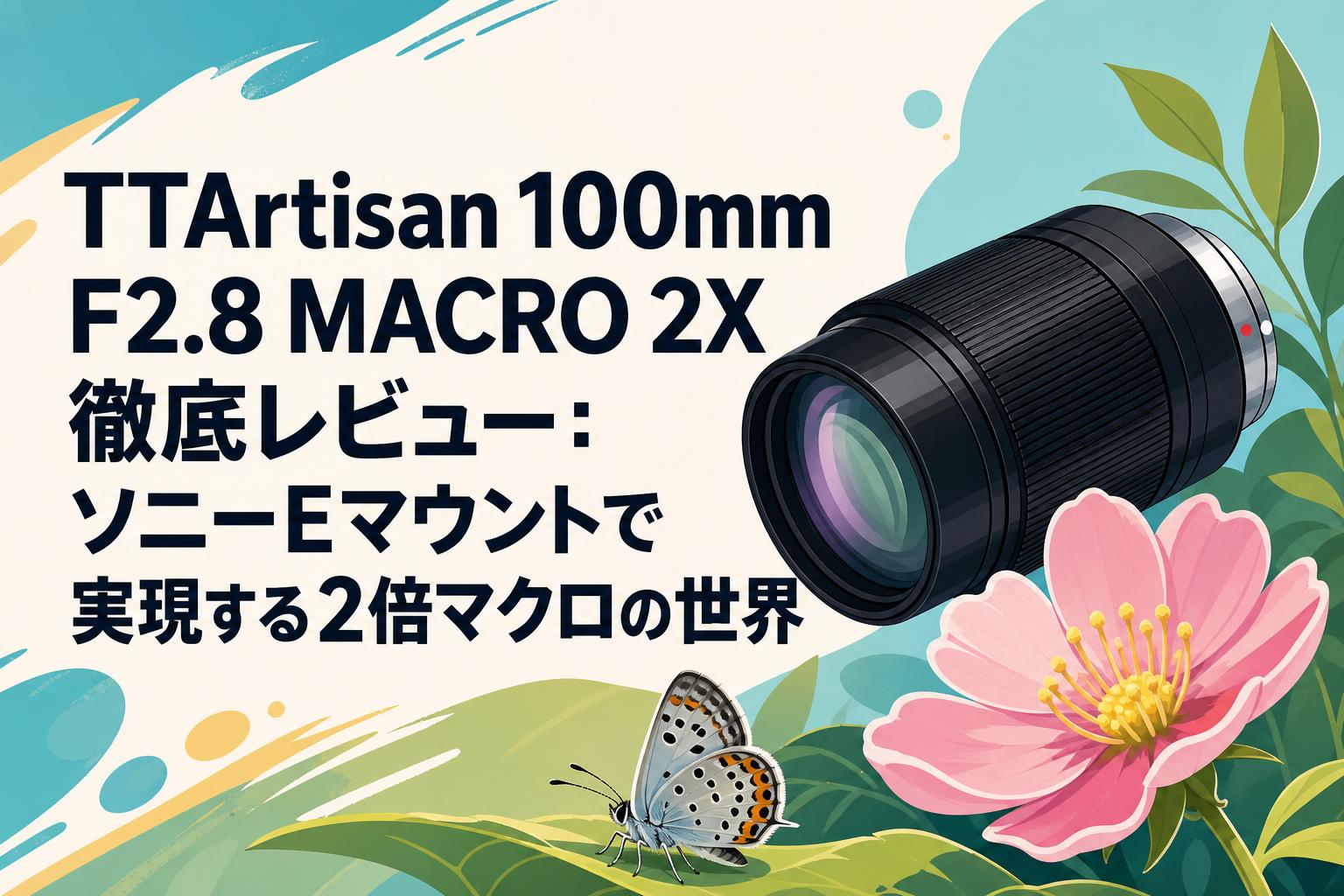 TTArtisan 100mm F2.8 MACRO 2X 徹底レビュー：ソニーEマウントで実現する2倍マクロの世界