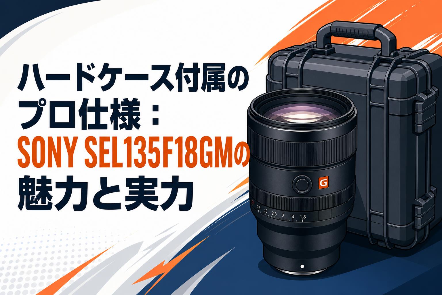 ハードケース付属のプロ仕様：SONY SEL135F18GMの魅力と実力