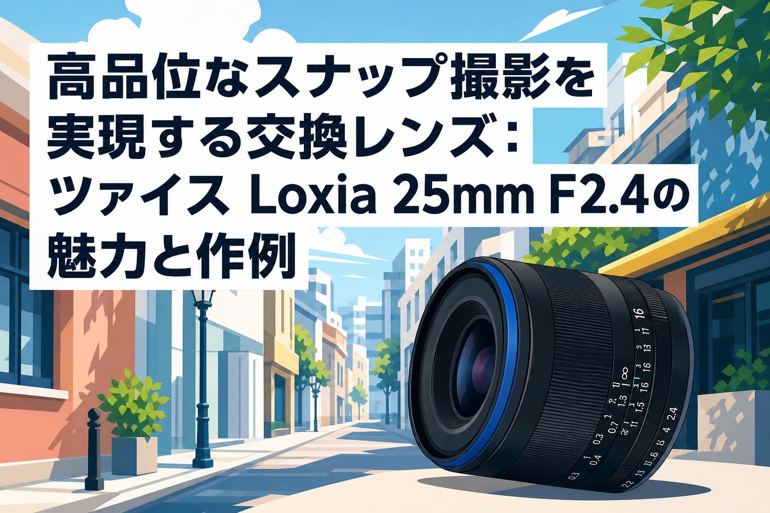 高品位なスナップ撮影を実現する交換レンズ：ツァイス Loxia 25mm F2.4の魅力と作例