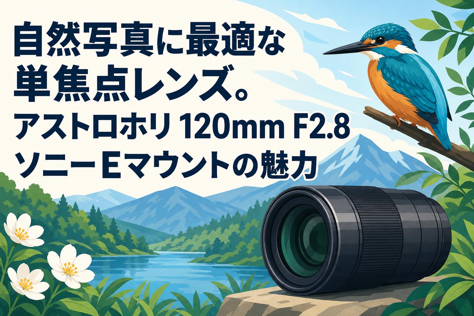 自然写真に最適な単焦点レンズ。アストロホリ 120mm F2.8 ソニーEマウントの魅力