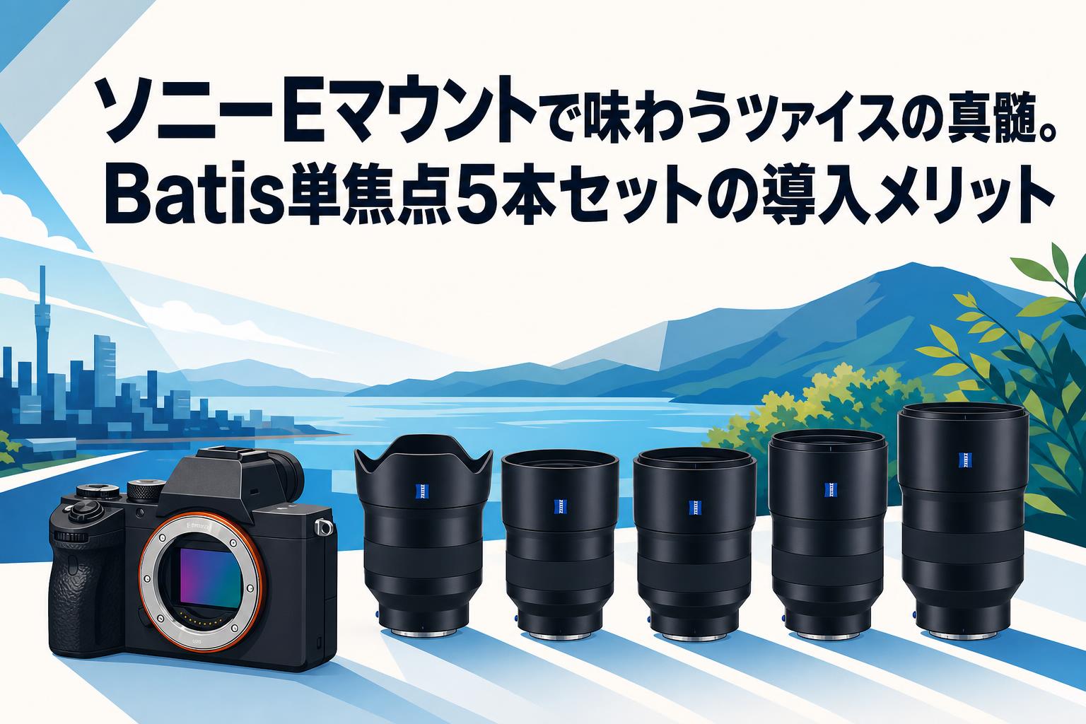 ソニーEマウントで味わうツァイスの真髄。Batis単焦点5本セットの導入メリット