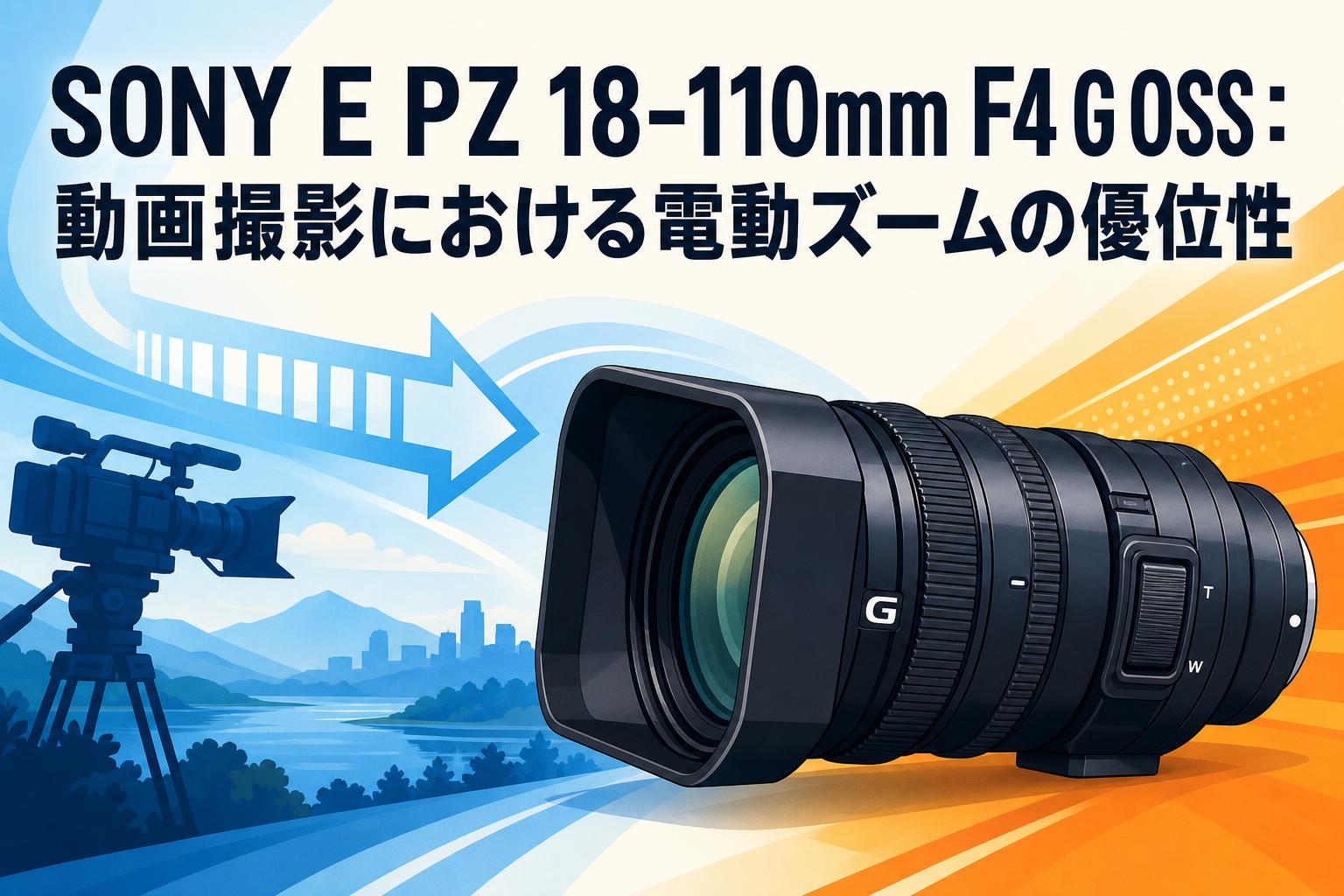 SONY E PZ 18-110mm F4 G OSS：動画撮影における電動ズームの優位性