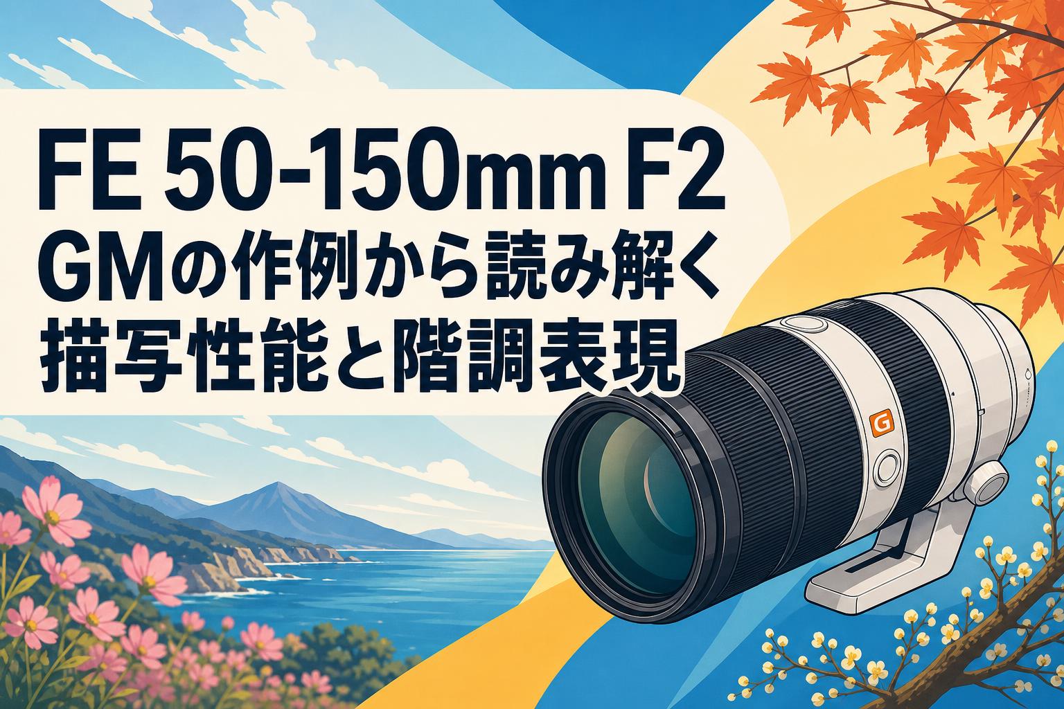 FE 50-150mm F2 GMの作例から読み解く描写性能と階調表現