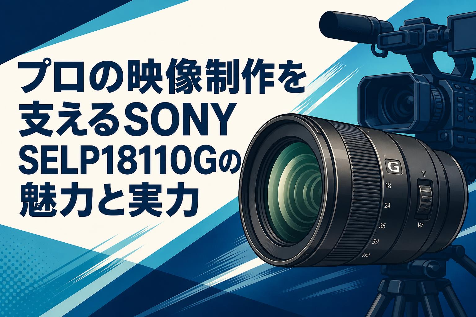 プロの映像制作を支えるSONY SELP18110Gの魅力と実力