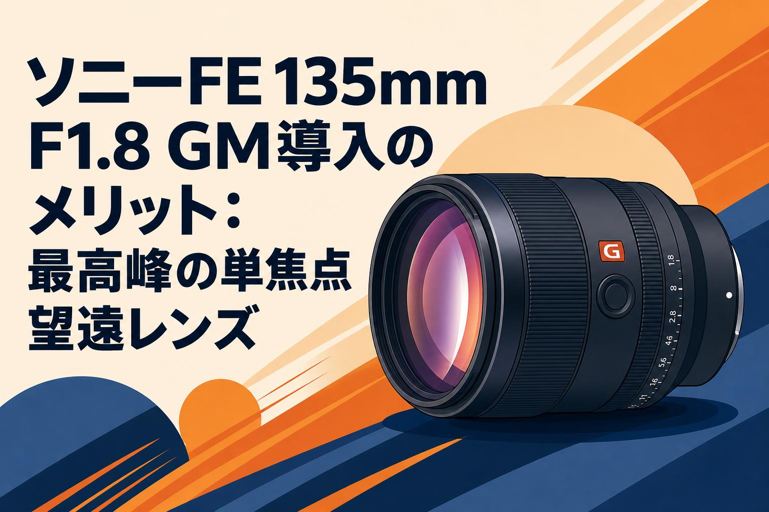 ソニーFE 135mm F1.8 GM導入のメリット：最高峰の単焦点望遠レンズ