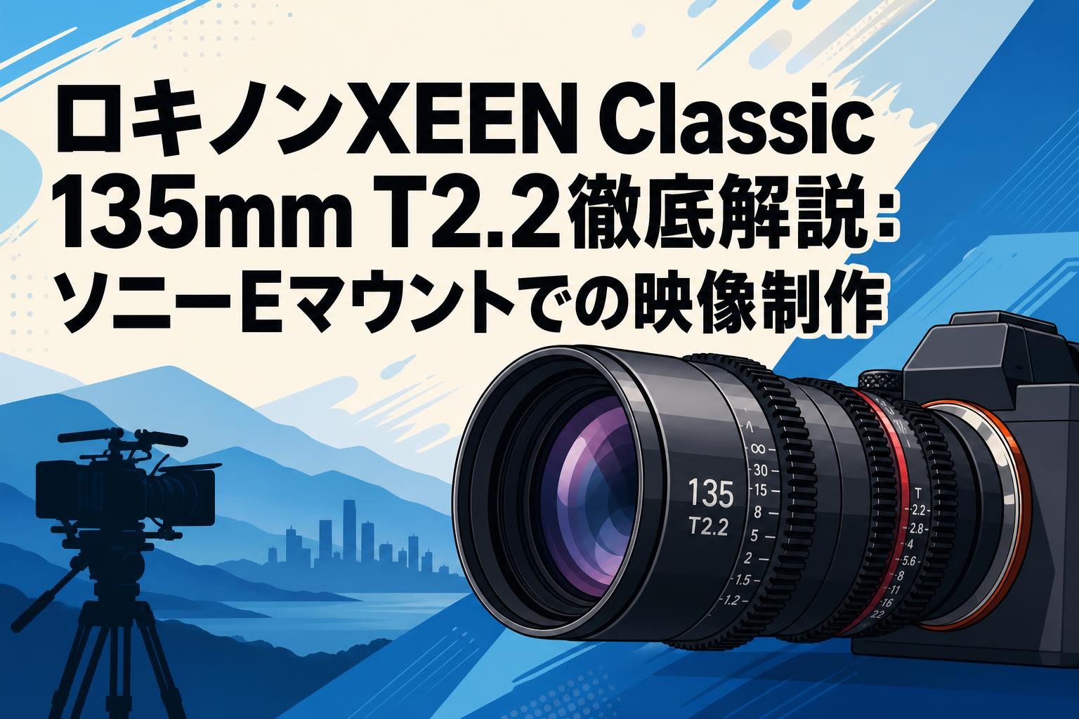 ロキノンXEEN Classic 135mm T2.2徹底解説：ソニーEマウントでの映像制作