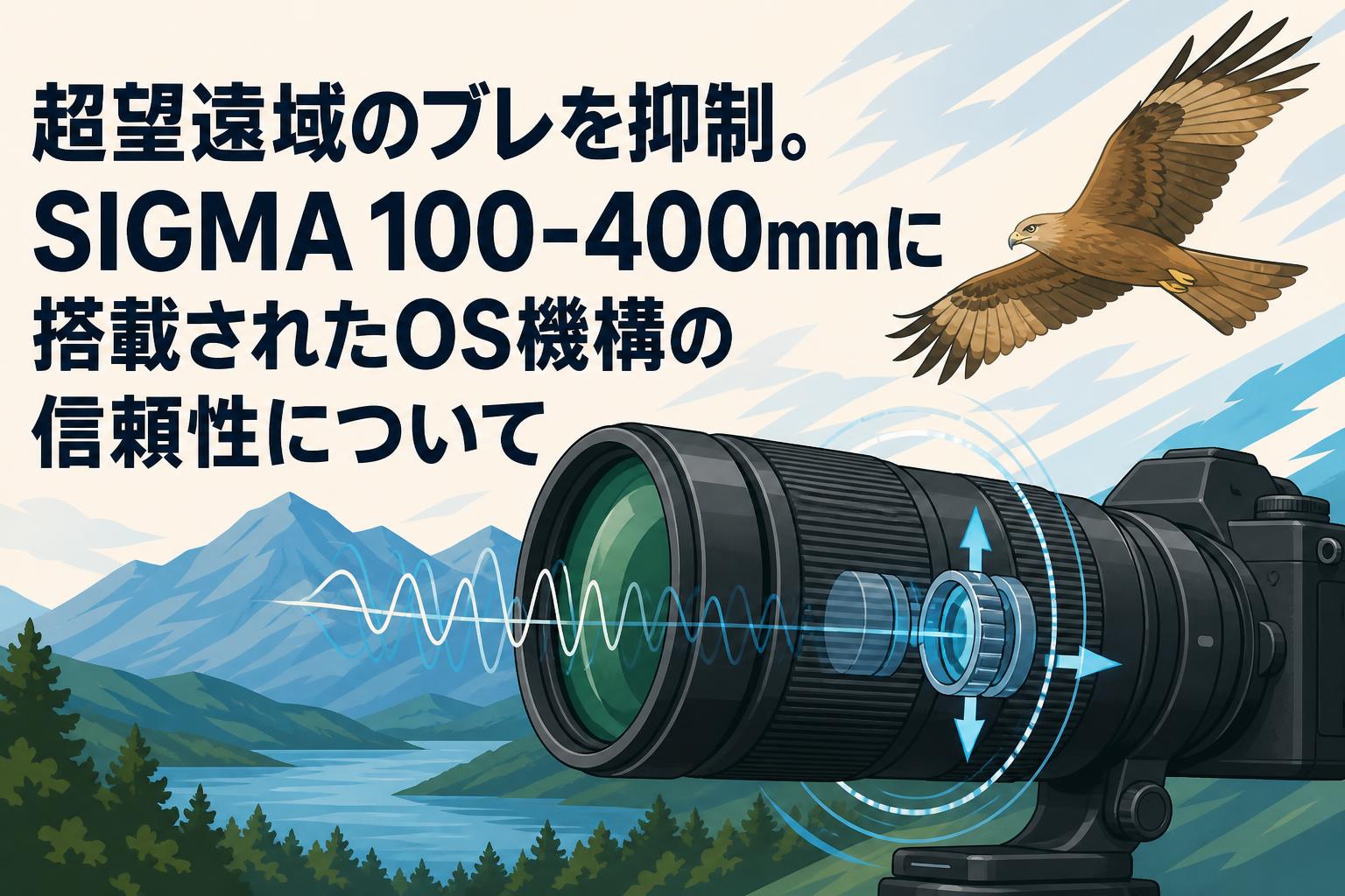 超望遠域のブレを抑制。SIGMA 100-400mmに搭載されたOS機構の信頼性について