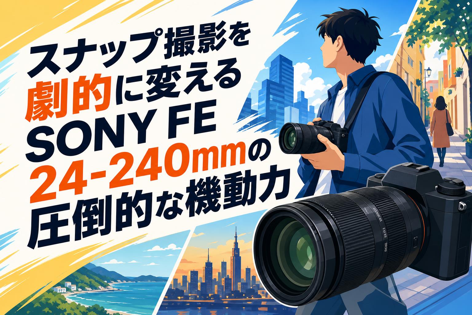 スナップ撮影を劇的に変えるSONY FE 24-240mmの圧倒的な機動力