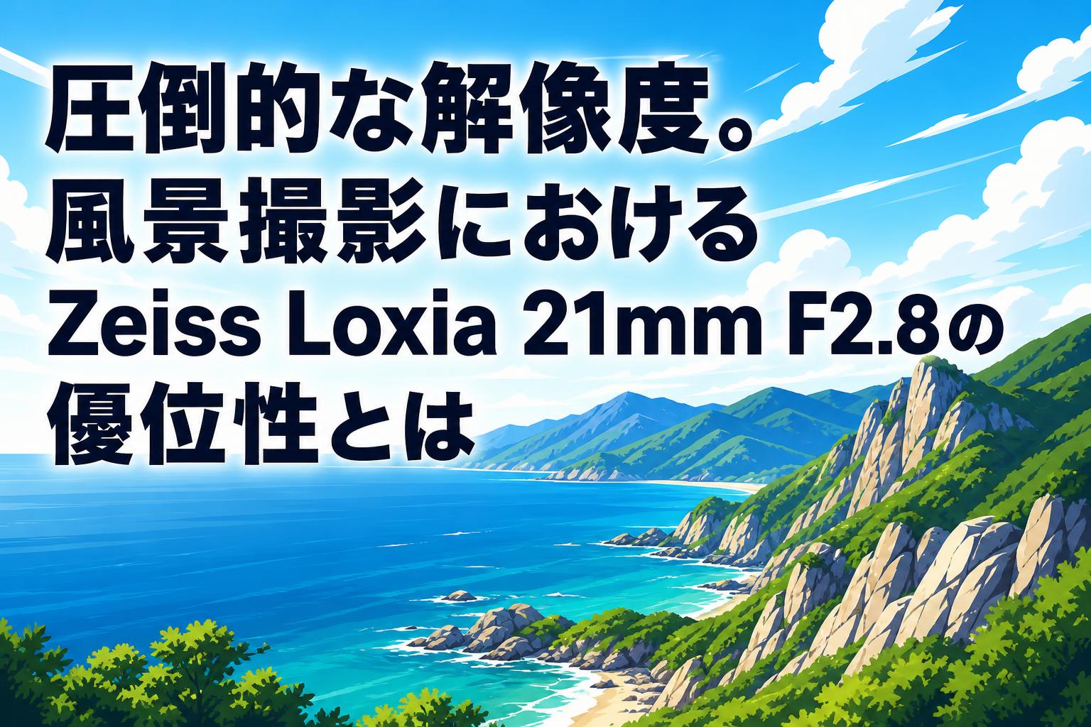 圧倒的な解像度。風景撮影におけるZeiss Loxia 21mm F2.8の優位性とは