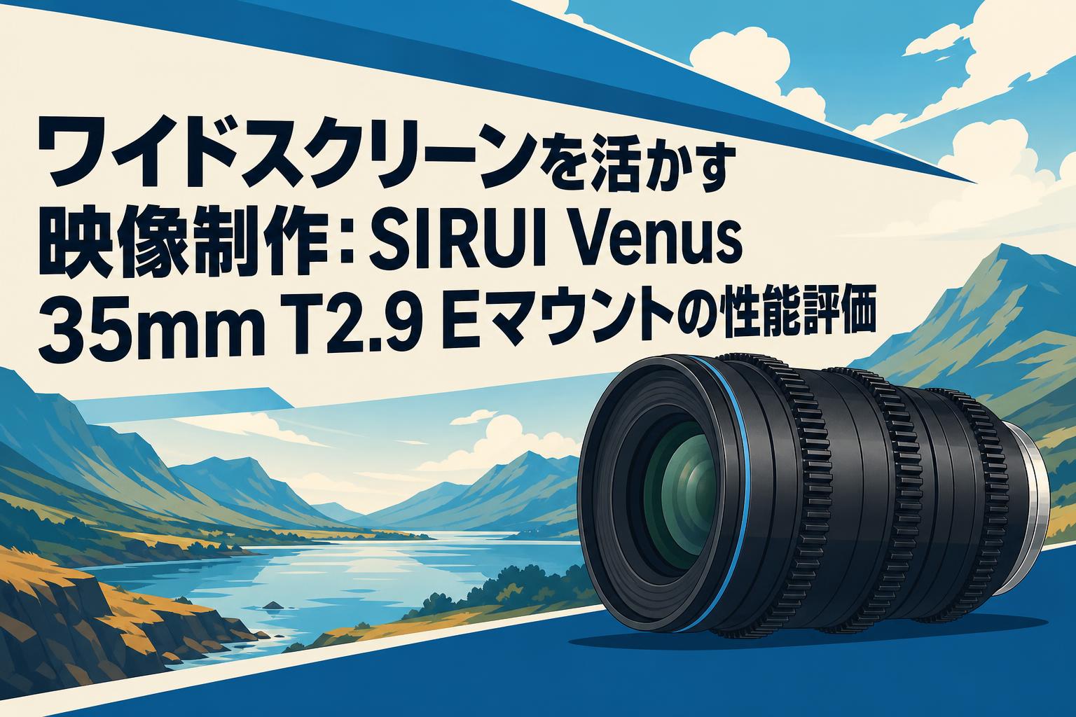 ワイドスクリーンを活かす映像制作：SIRUI Venus 35mm T2.9 Eマウントの性能評価