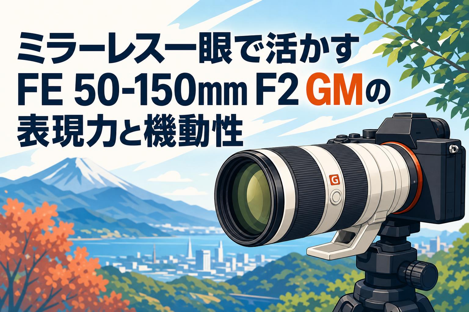 ミラーレス一眼で活かすFE 50-150mm F2 GMの表現力と機動性