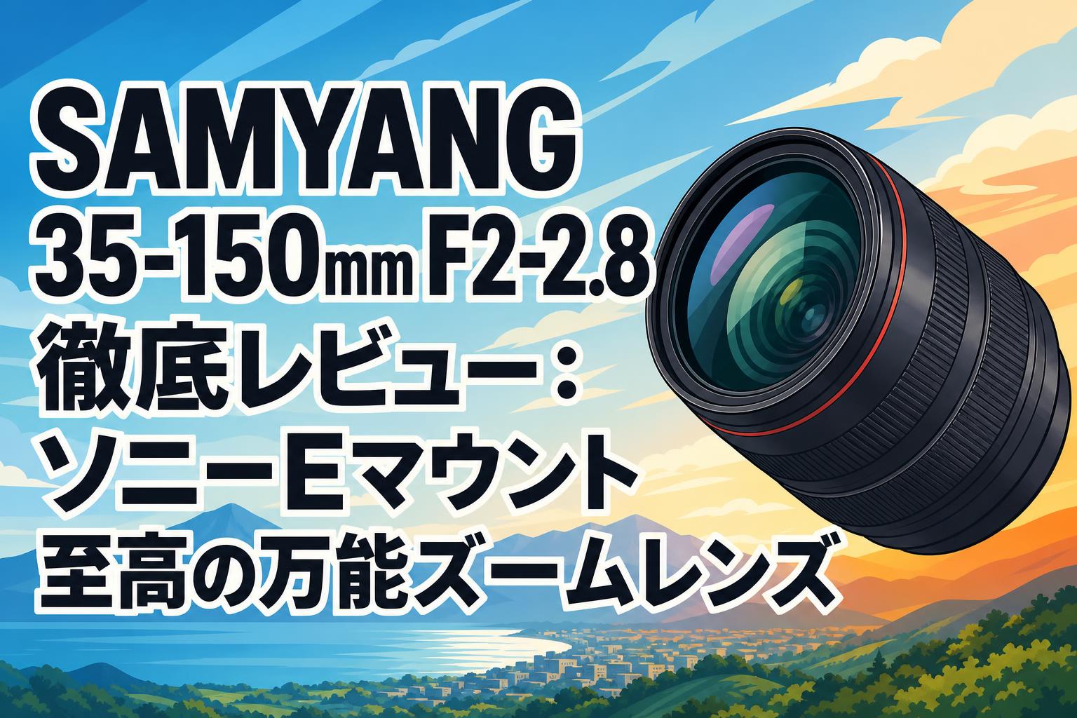 SAMYANG 35-150mm F2-2.8徹底レビュー：ソニーEマウント至高の万能ズームレンズ