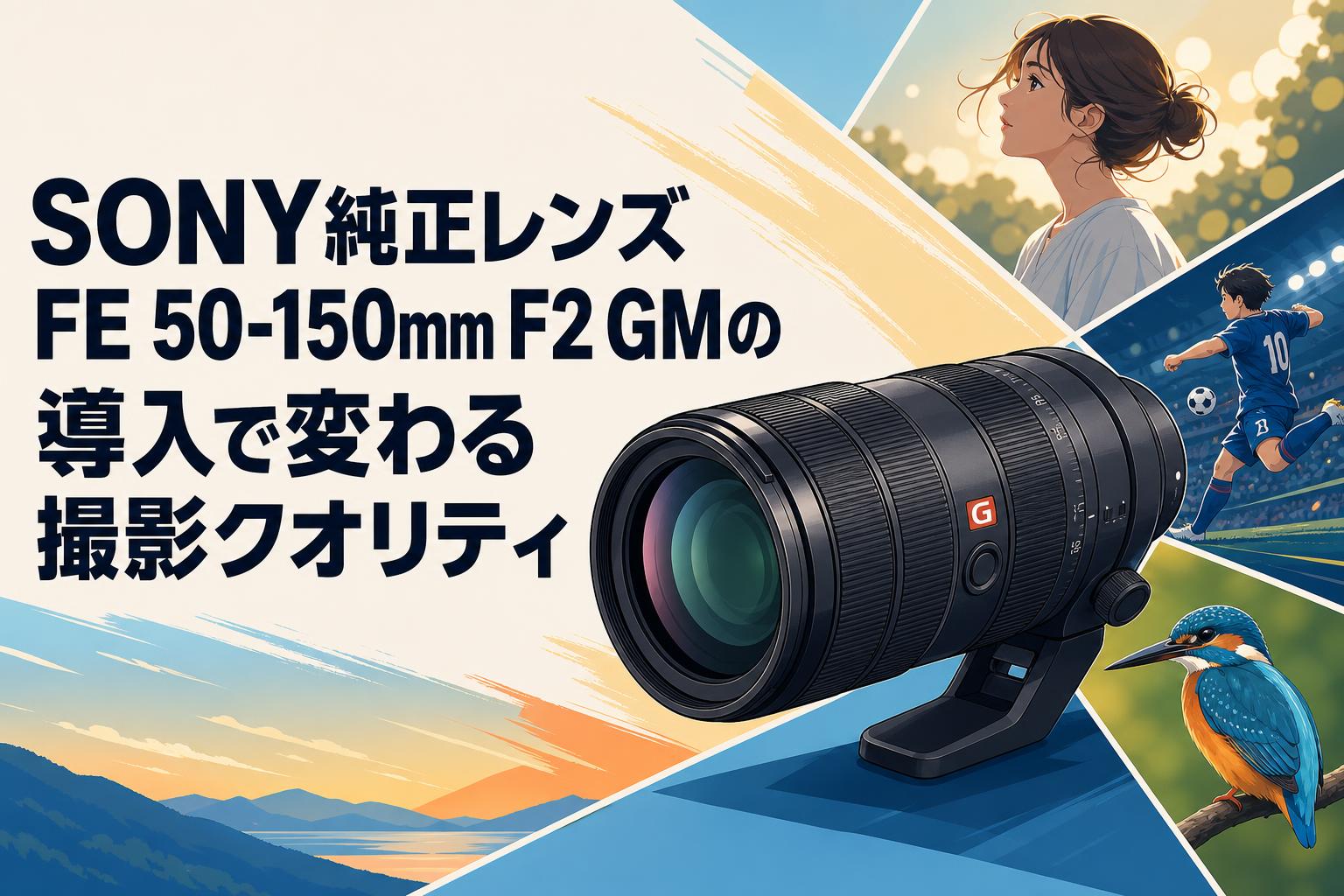 SONY純正レンズFE 50-150mm F2 GMの導入で変わる撮影クオリティ