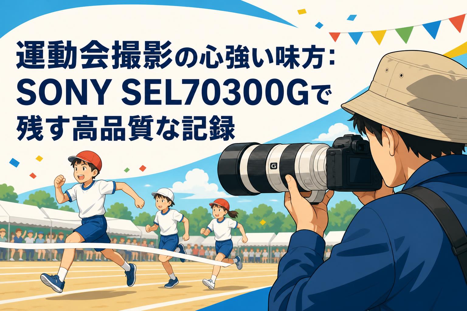 運動会撮影の心強い味方：SONY SEL70300Gで残す高品質な記録