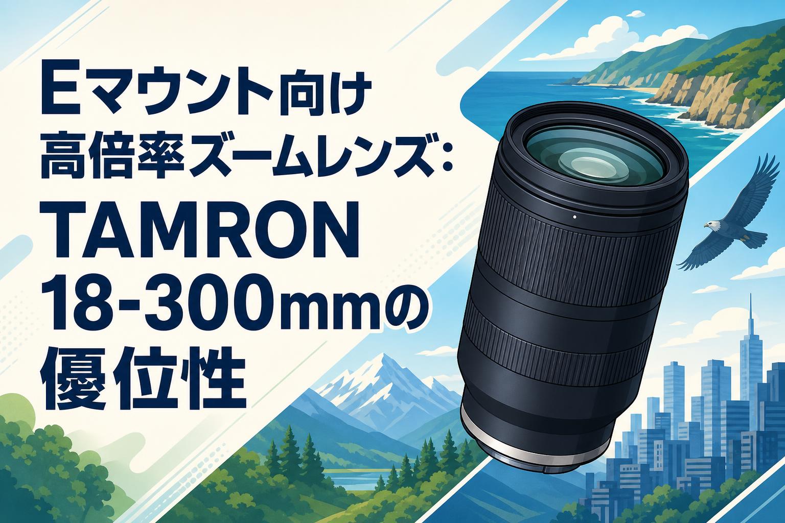 Eマウント向け高倍率ズームレンズ：TAMRON 18-300mmの優位性