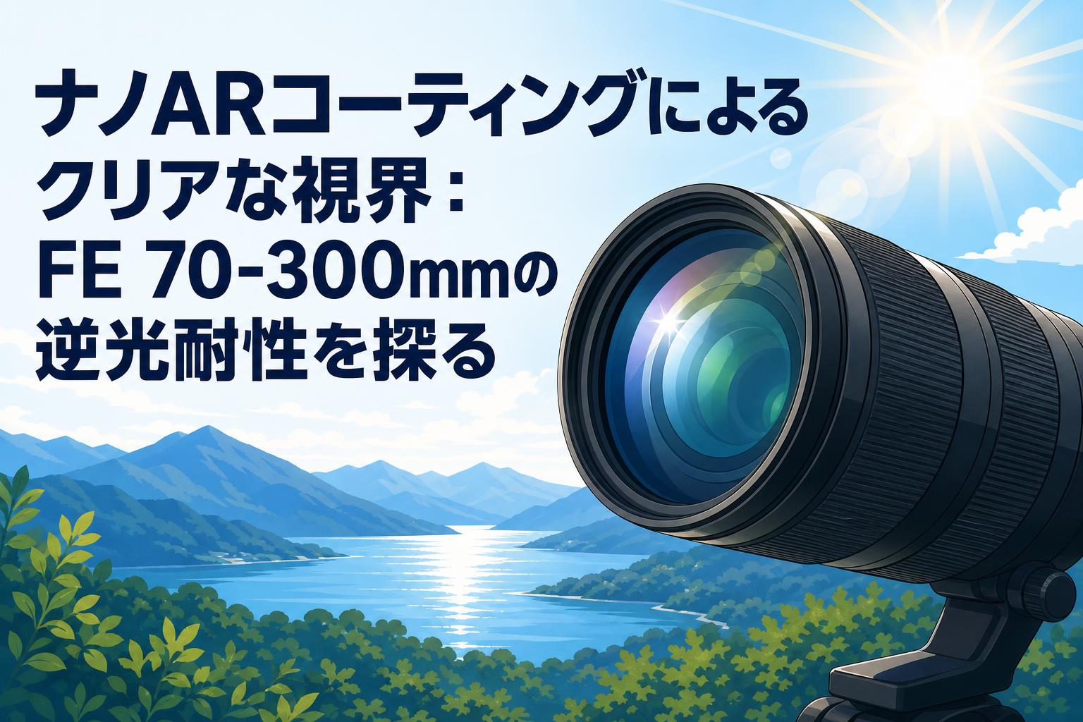 ナノARコーティングによるクリアな視界：FE 70-300mmの逆光耐性を探る