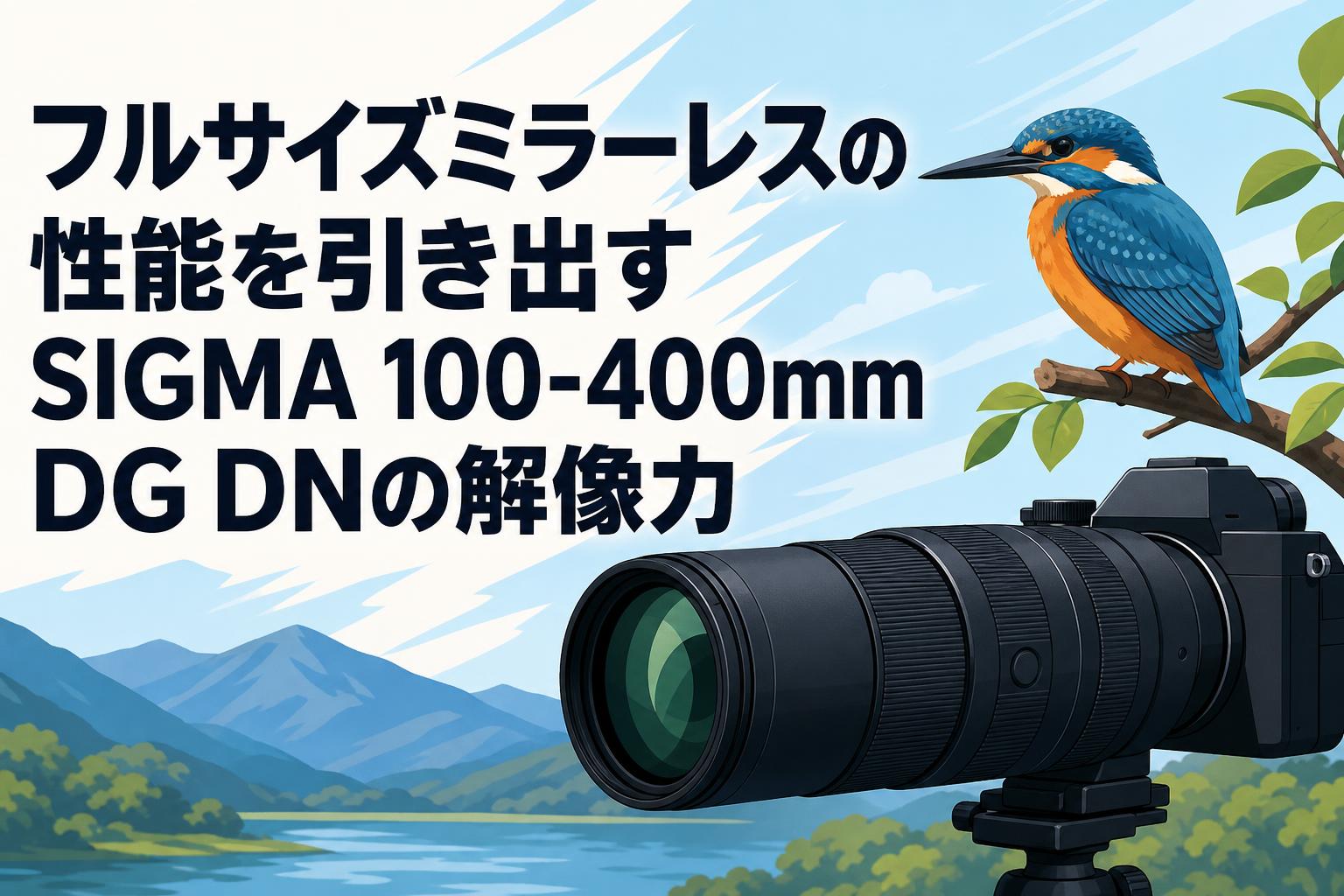 フルサイズミラーレスの性能を引き出すSIGMA 100-400mm DG DNの解像力