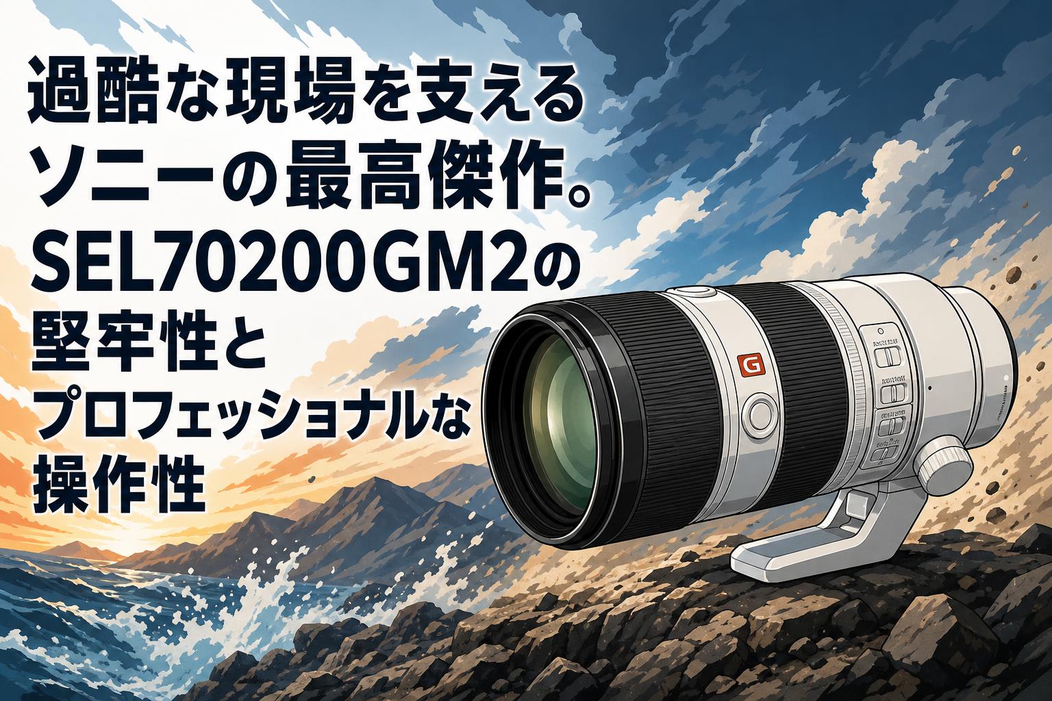 過酷な現場を支えるソニーの最高傑作。SEL70200GM2の堅牢性とプロフェッショナルな操作性
