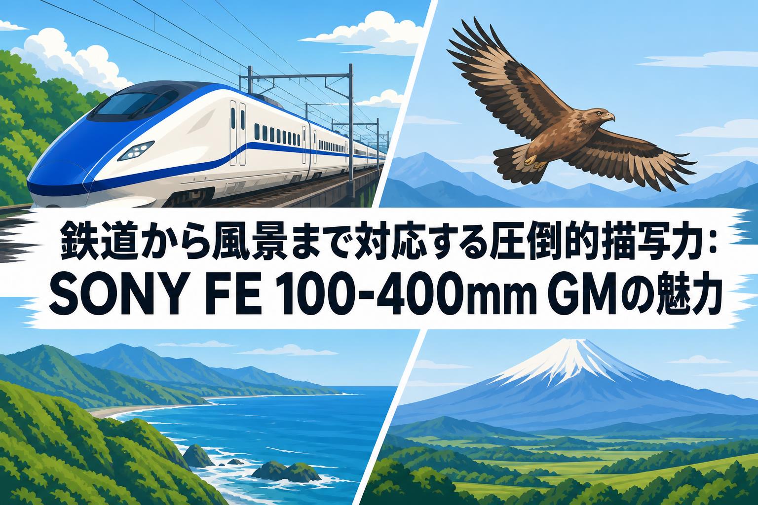 鉄道から風景まで対応する圧倒的描写力：SONY FE 100-400mm GMの魅力