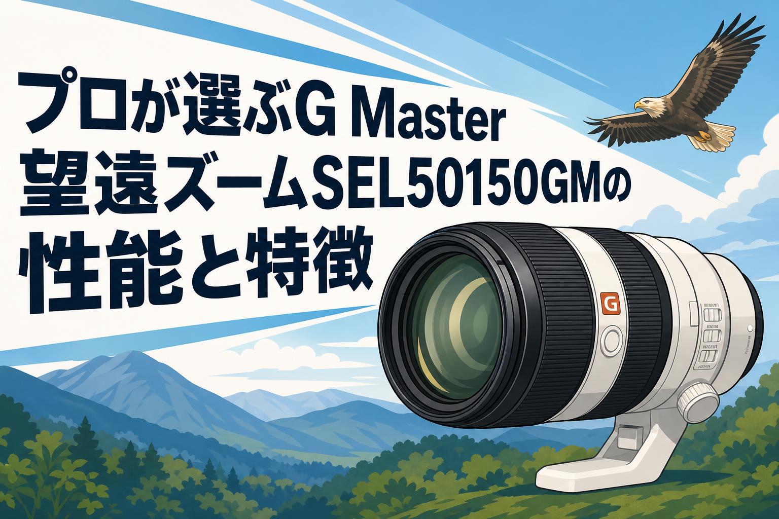 プロが選ぶG Master望遠ズームSEL50150GMの性能と特徴