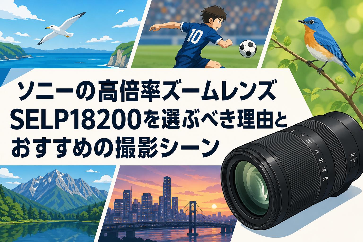 ソニーの高倍率ズームレンズSELP18200を選ぶべき理由とおすすめの撮影シーン