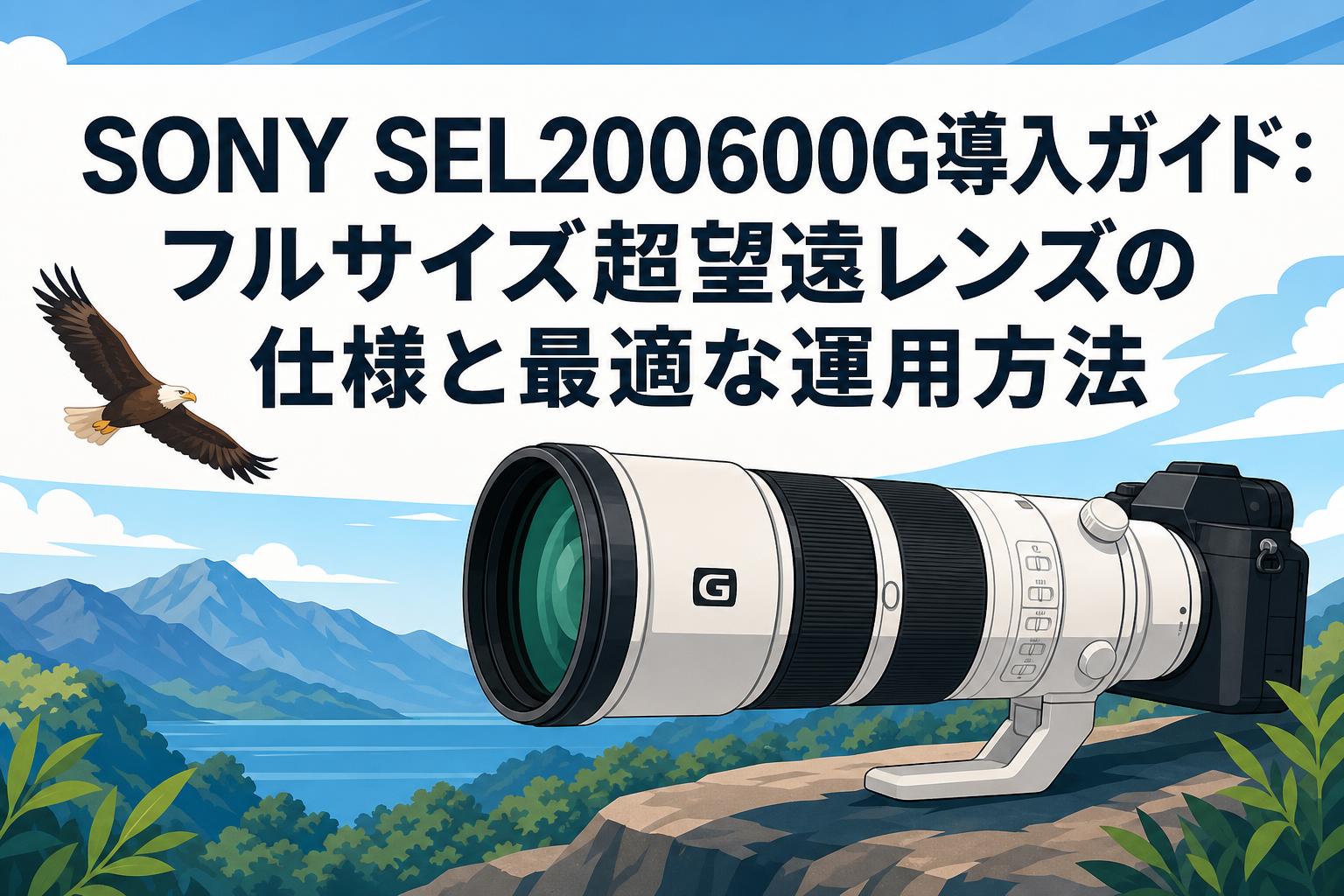 SONY SEL200600G導入ガイド：フルサイズ超望遠レンズの仕様と最適な運用方法