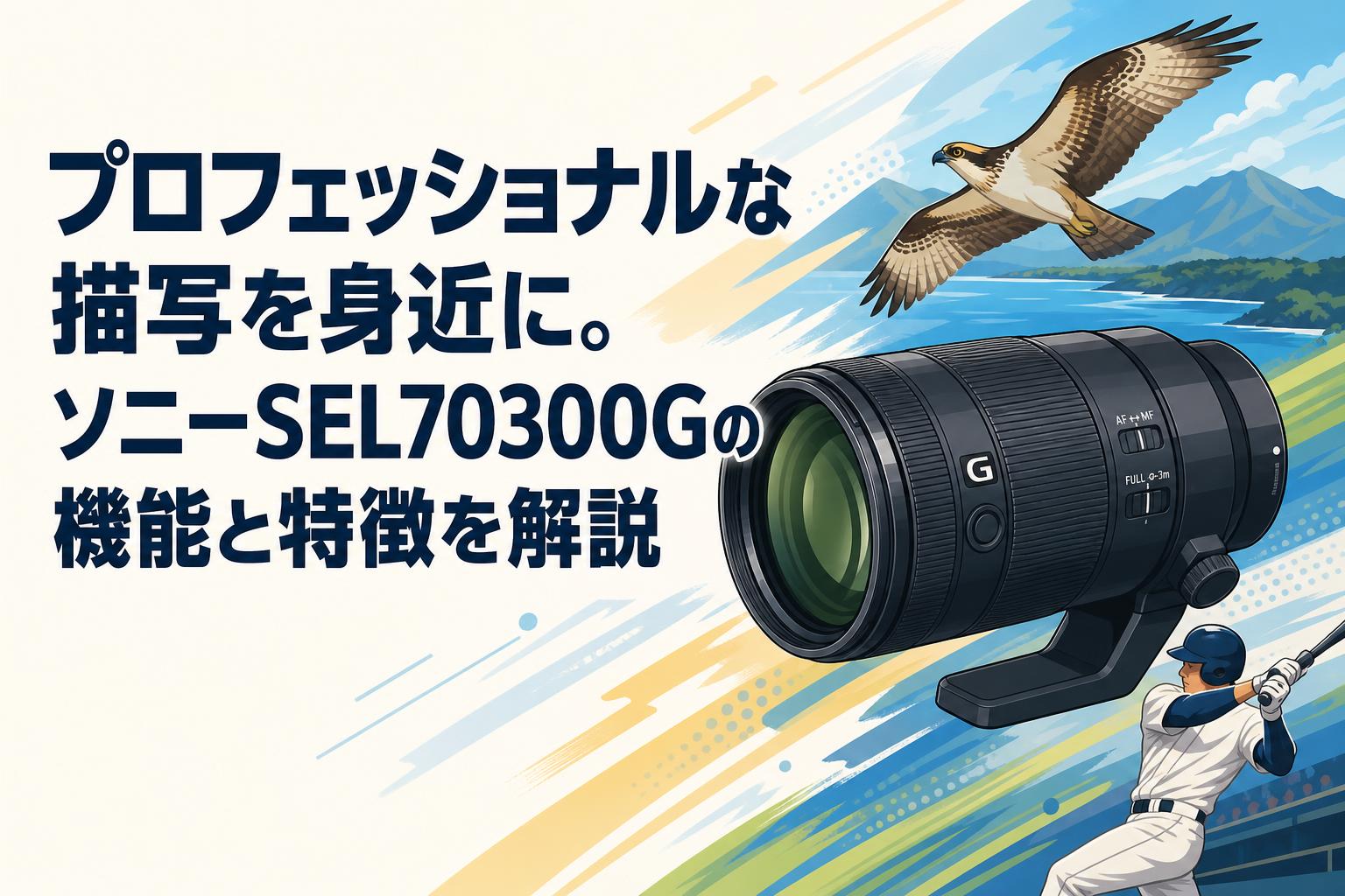 プロフェッショナルな描写を身近に。ソニーSEL70300Gの機能と特徴を解説