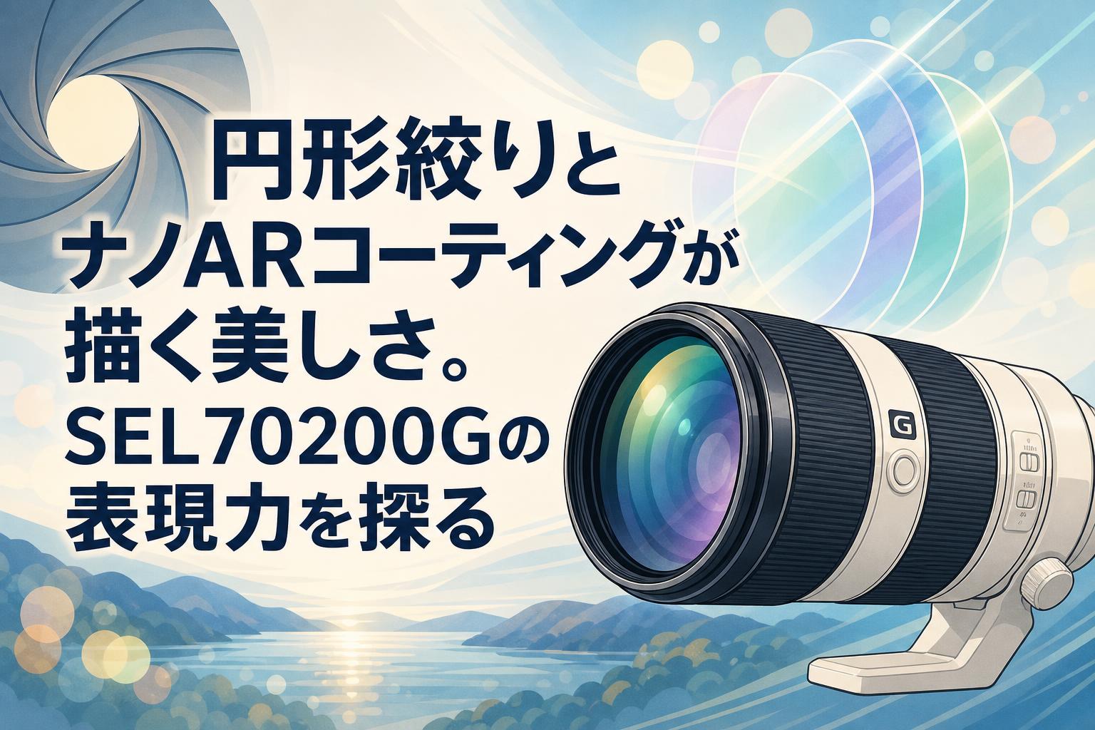 円形絞りとナノARコーティングが描く美しさ。SEL70200Gの表現力を探る