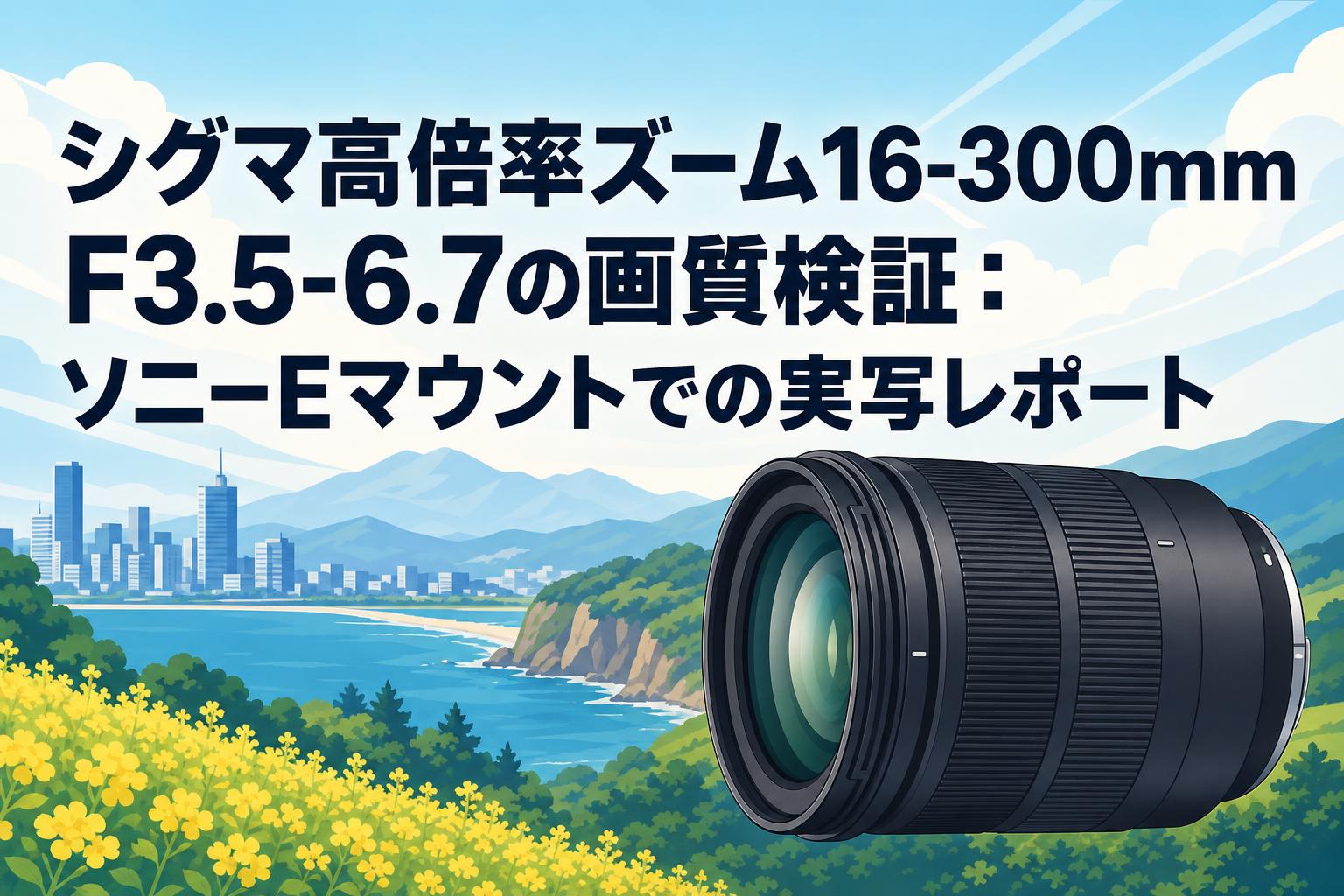 シグマ高倍率ズーム16-300mm F3.5-6.7の画質検証：ソニーEマウントでの実写レポート