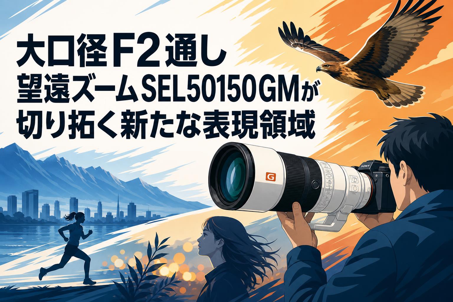 大口径F2通し望遠ズームSEL50150GMが切り拓く新たな表現領域