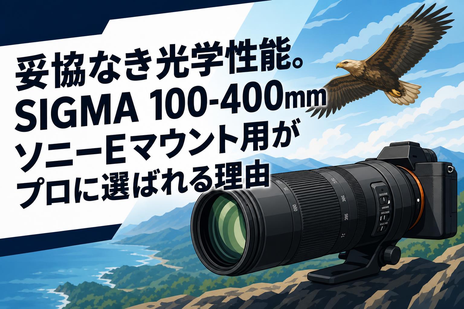 妥協なき光学性能。SIGMA 100-400mmソニーEマウント用がプロに選ばれる理由