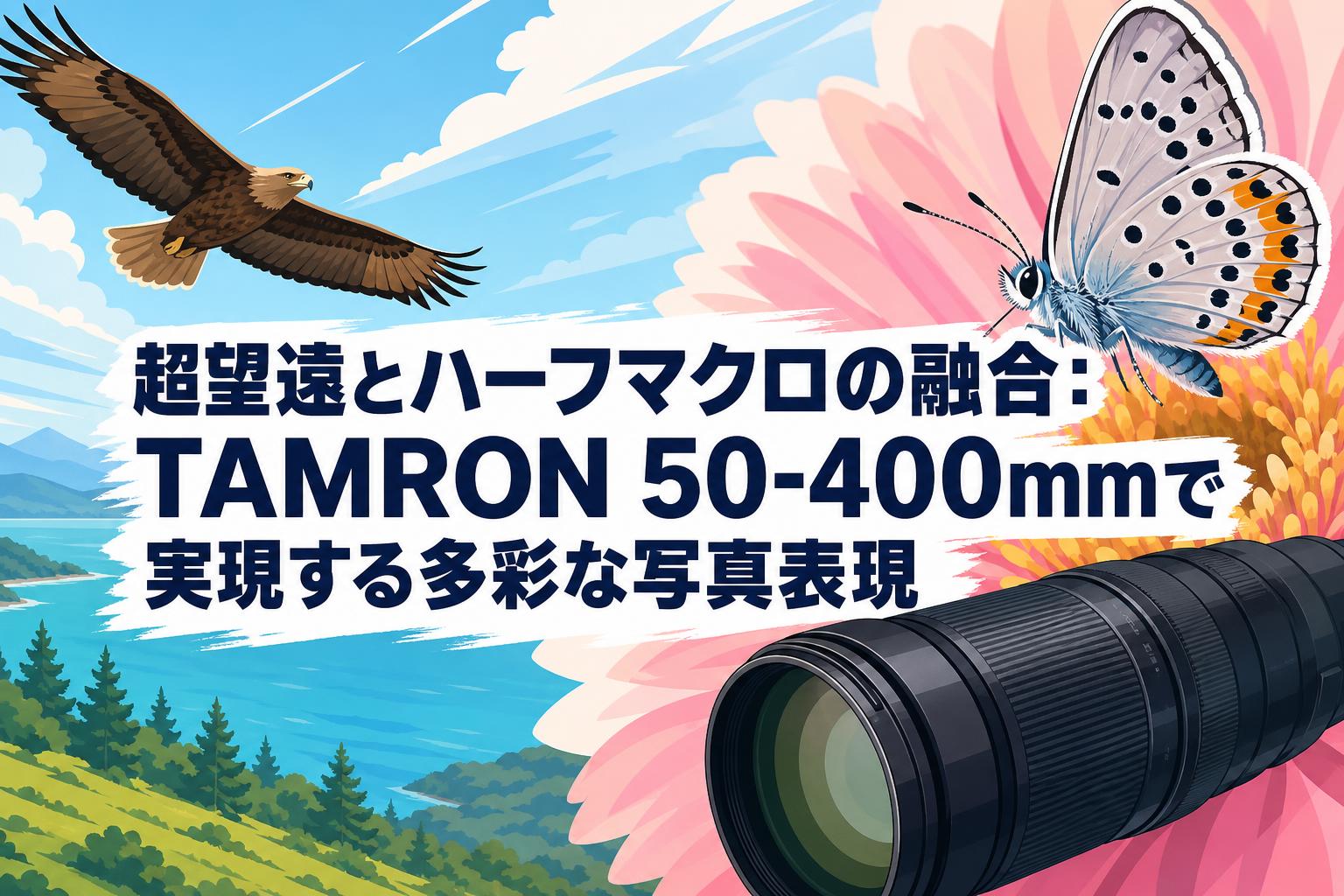超望遠とハーフマクロの融合：TAMRON 50-400mmで実現する多彩な写真表現