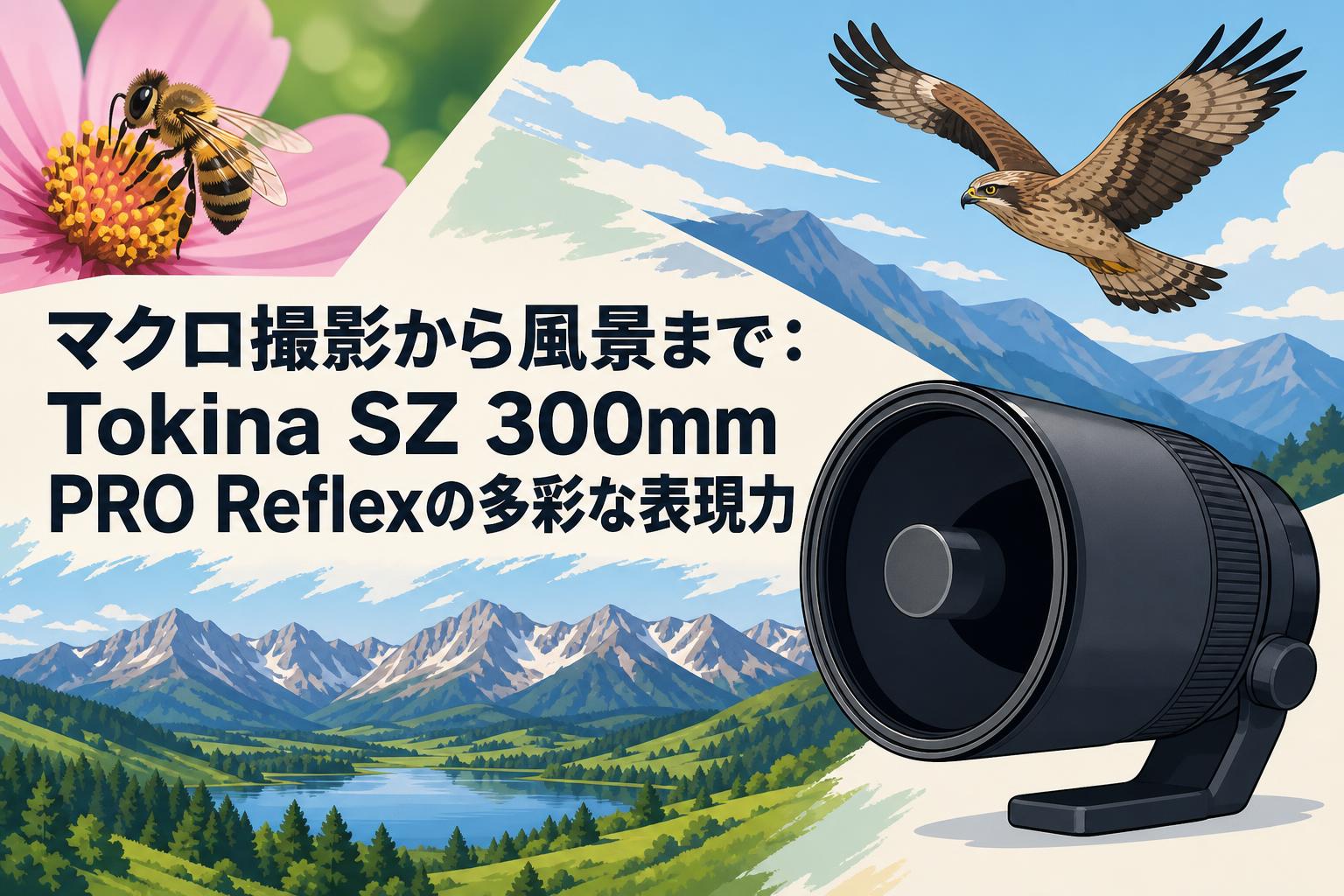 マクロ撮影から風景まで：Tokina SZ 300mm PRO Reflexの多彩な表現力