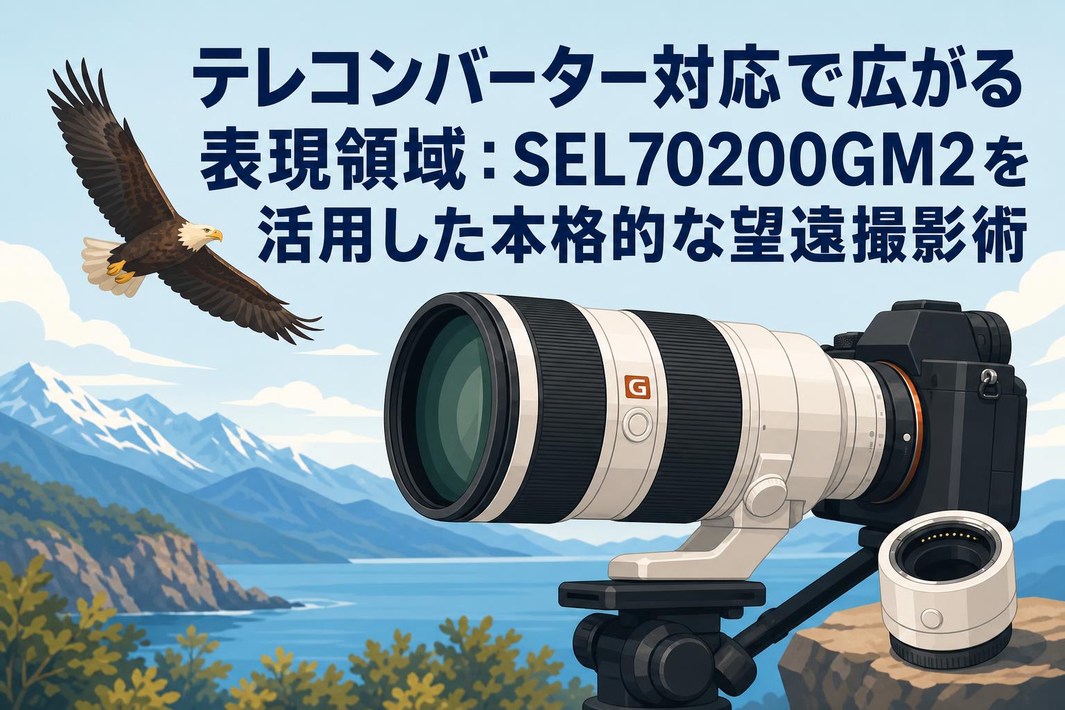 テレコンバーター対応で広がる表現領域：SEL70200GM2を活用した本格的な望遠撮影術
