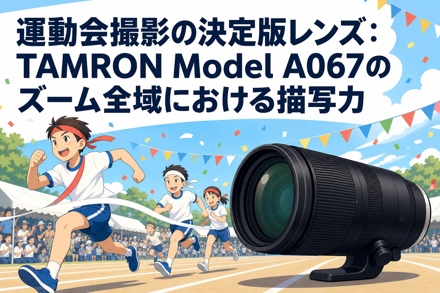 運動会撮影の決定版レンズ：TAMRON Model A067のズーム全域における描写力