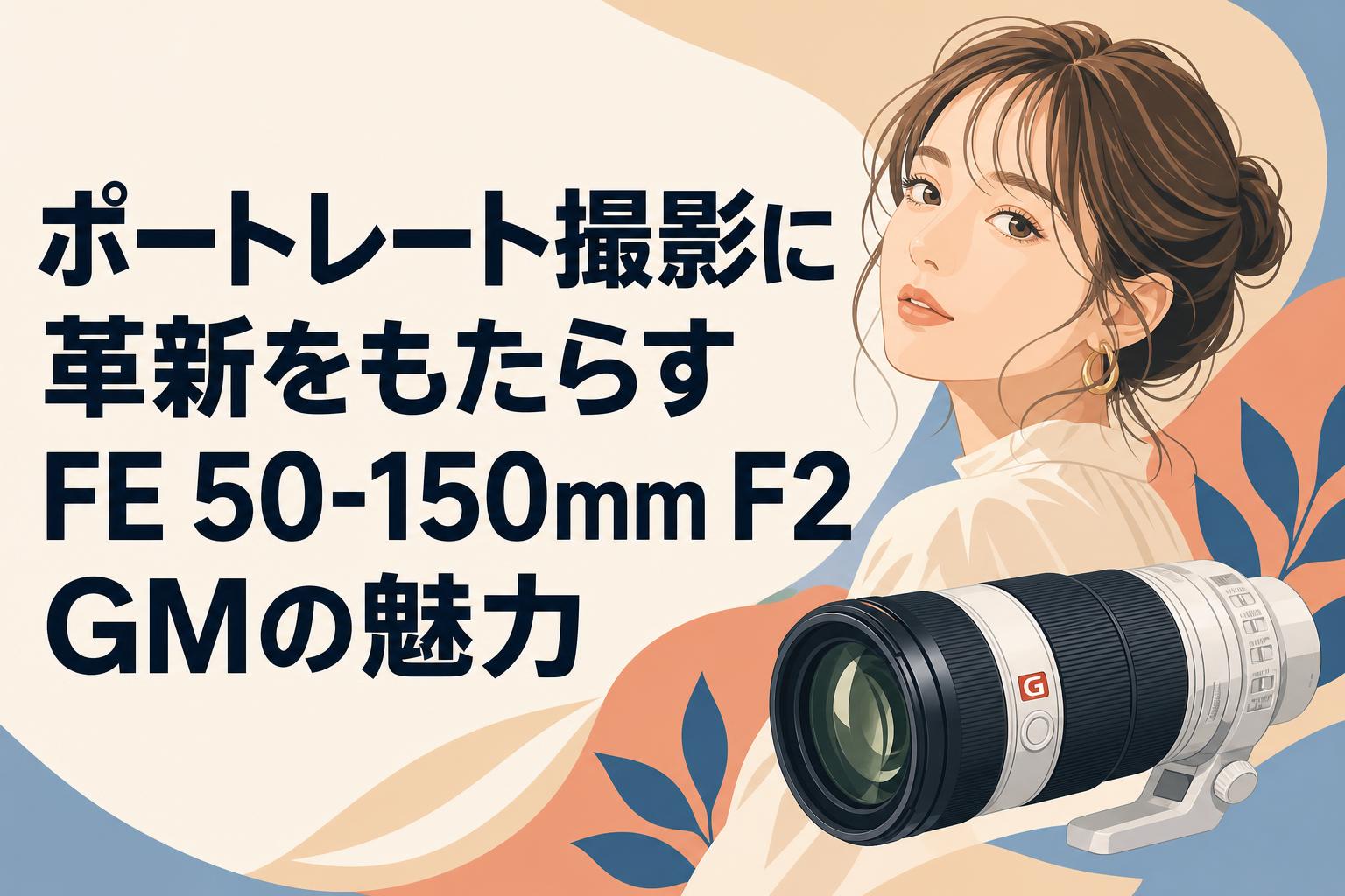 ポートレート撮影に革新をもたらすFE 50-150mm F2 GMの魅力
